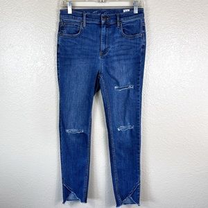 We The Free Blue Skinny Jeans